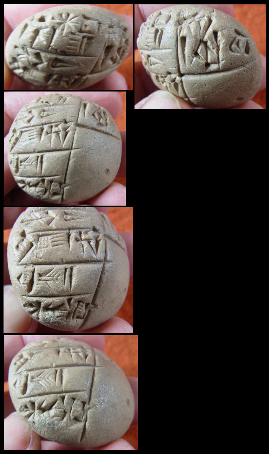 Old Akkadian clay tablet from Umma naming a guarantor and labelling a man as a runaway slave