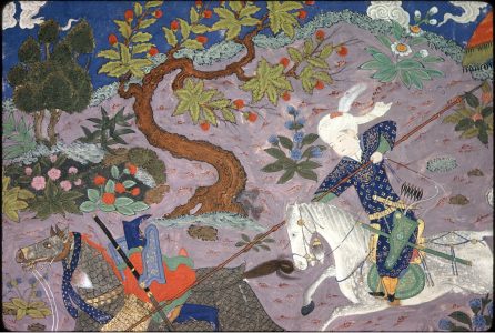 C039 · Battle scene and calligraphic exercises