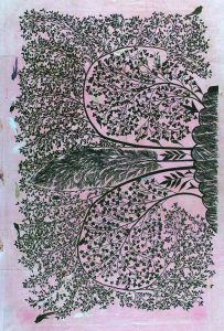 C107 · Cut-paper trees