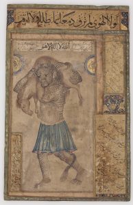 C136 · Album page in the Style of 'Muhammad Siyah Qalam'